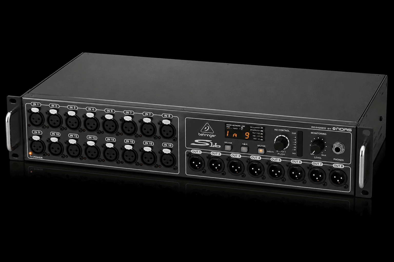 Behringer S16 cyfrowy stagebox 16 wejsc 8 wyjsc AES50