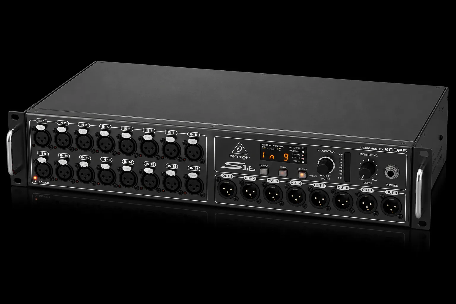 Behringer S16 cyfrowy stagebox 16 wejsc 8 wyjsc AES50